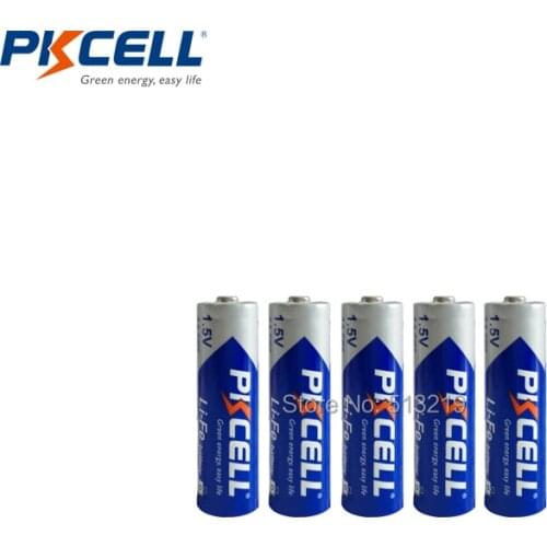 5PCS PKCELL FR14505 Lithium Battery AA 1.5V 3000mAh Batteries fr 14505 Long shelf life digital Camera radio battery