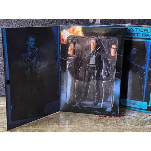 7" NECA Terminator 2 Judgment Day T-800 Schwarzenegger Ultimate Deluxe Arnold Action Figure Model Collection