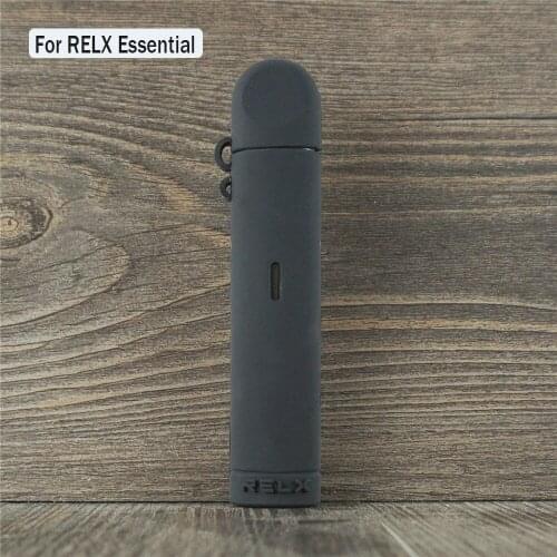 Case For RELX Essential Device Pod Protective Shell Skin Non-slip/dust-proof Black Pink Fluorescent