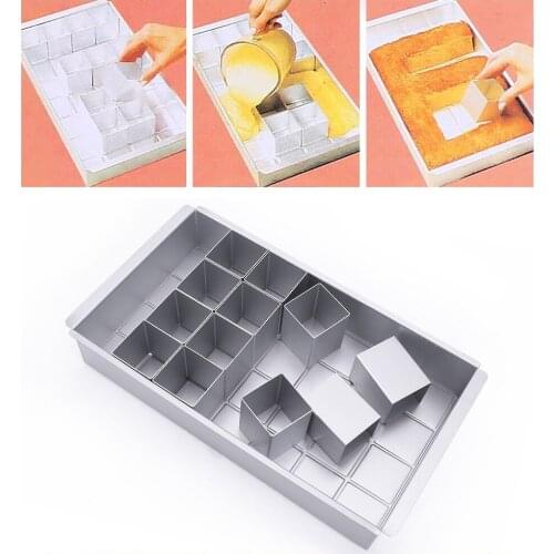 DIY Aluminium flexible number letter shape cake mold cake pan set adjustable many shapes mould Baking pastry tools