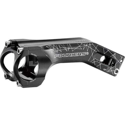 FOURIERS SM-MB114 Mountain Bike Cycling stem -17degree Aluminum CNC Bicycle stem riser 80-120MM