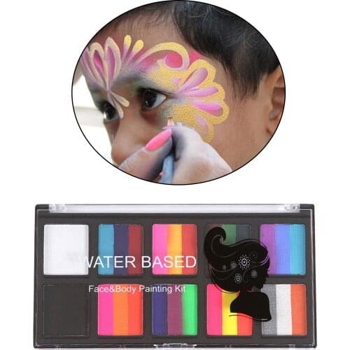 Body Face Paint Makeup Painting Pigment Multicolor Series Body Art Paints for Halloween Face Paint
