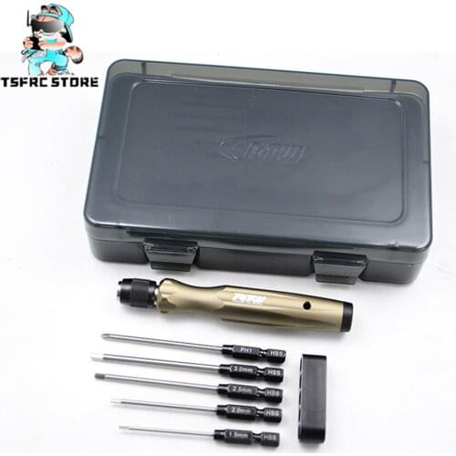 Inner hexagon ∅1.5mm ∅2mm ∅2.5mm ∅3mm screwdriver / Nut set RC tool 5 combination industrial grade Screwdriver bit