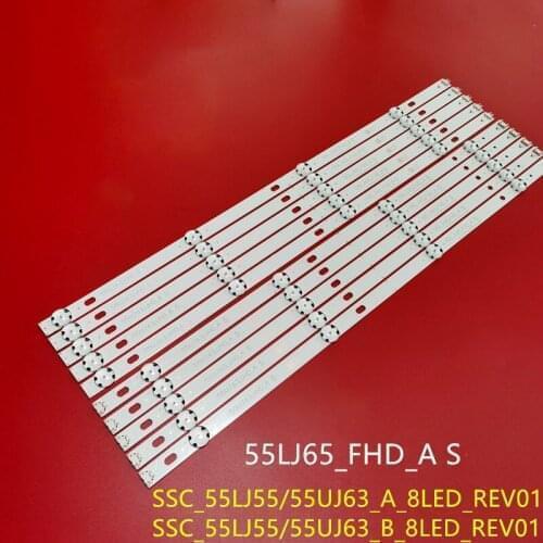 LED backlight strip 8 LED for LG 55"TV Innotek 17Y 55INCH_B-TYPE SSC_55UJ630V 55UJ6300 55UJ634V 55UJ63 55LJ63_UHD_B 55LJ55_FHD_A