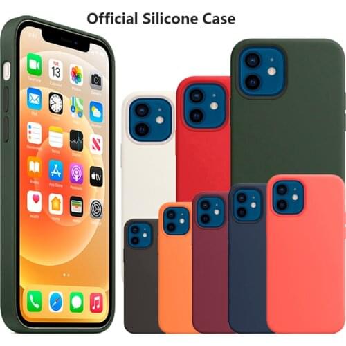 Silicone Case For iPhone 12 Pro Max Protective Cover