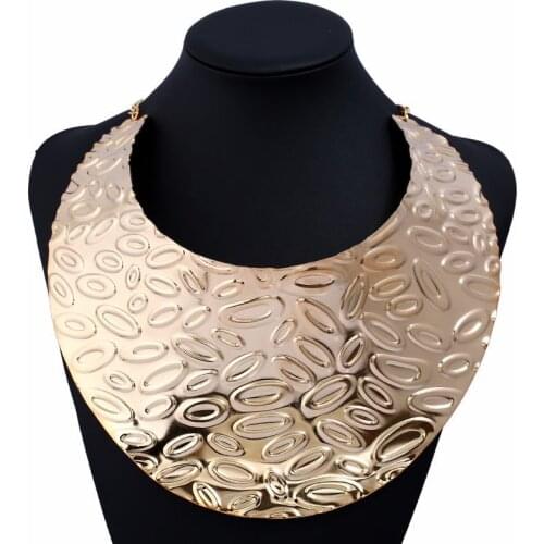 LZHLQ African Style Colorful Collar For Women Statement Choker Necklace Big Large Punk Necklace Luxury Necklace Gothic Collier