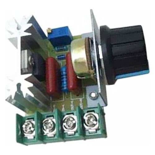 AC 220V Voltage Regulator 2000W SCR Motor Speed Temperature Dimmer Control Module for Electric Furnace Water Heater LED Light