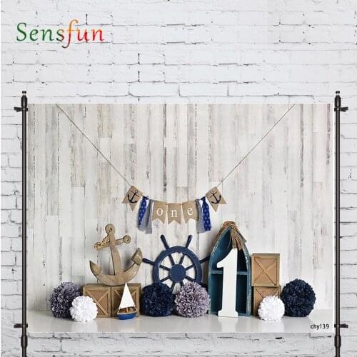 LEVOO Photophone Backdrop Navigation Birthday Boys Props Plank Photocall Decor Fabric New Shoot Photography Backdrop