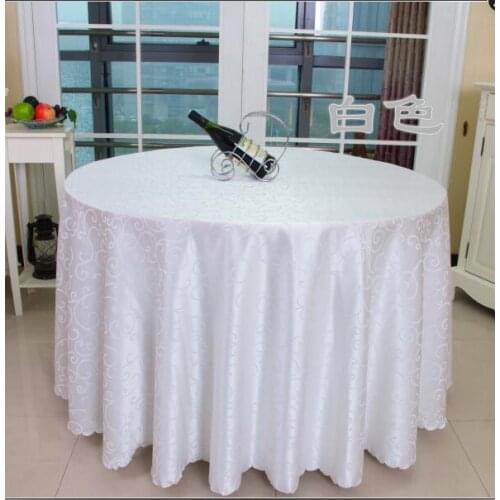 Table cloth Table Cover round for Banquet Wedding Party Tables Satin Fabric Table Clothing Wedding Tablecloth Home Textile WT021