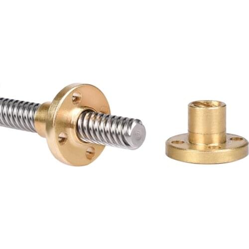 T-Type Screw T8 Screw Stepper Motor Screw 3D Printer Screw Trapezoidal Screw Slide Screw