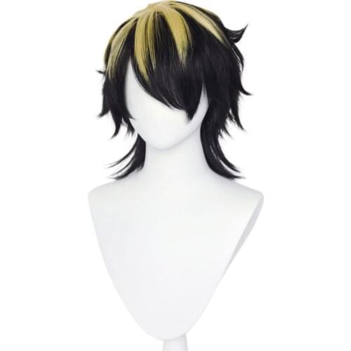 Tokyo Revengers Hanemiya Kazutora Cosplay Wig Heat Resistant Synthetic Hair Carnival Halloween Party Props