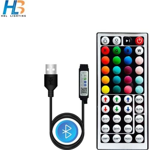 RGB Controller Dynamic Modes and Color DC 12V 44 Keys Dimmer Switch for 5050 3528 Led Strip lamps Light 1Pcs/Lot