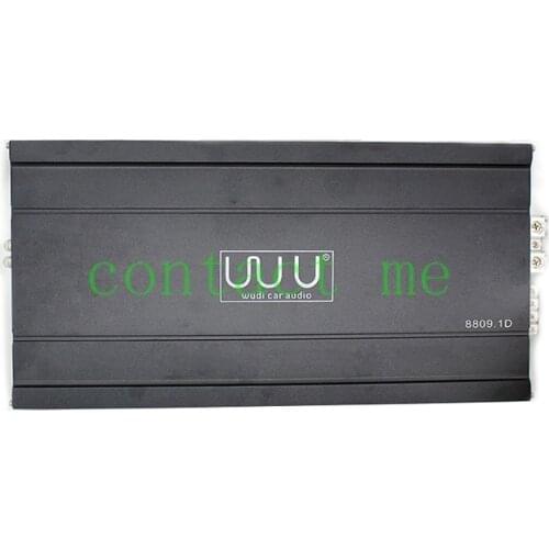 Class D 3000W fever car amplifier 8809.1 digital car high-power single-channel car subwoofer amplifier