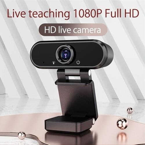 Webcam 1080p Hd Web Camera Built-in Microphone Rotatable Cameras For Live Broadcast Video Calling Conference Work Camara Web Cam