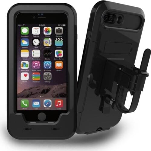 Bicycle Cycling Handlebar Mount Cell Phone Holder with Waterproof Case Montain Bike Phone holder for iPhone 5/6/6S/7/7 Plus/8/8P