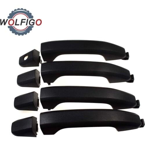 WOLFIGO Exterior Door Handle For Chevrolet Silverado GMC Sierra 1500 2500 3500 2014-2019 22929412 22929464 22923605 23438322