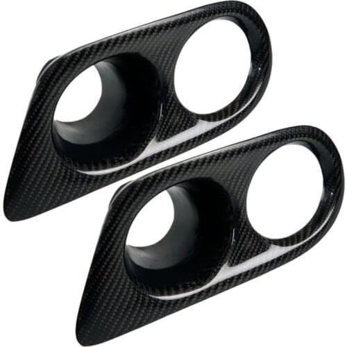 Real Carbon Fog Light Cover Surrounds Air Duct for Bmw 3 Series E46 M3 01-06