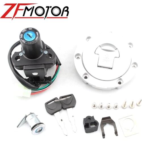 Ignition Switch Lock Gas Fuel Petrol Tank Cap Cover set For Honda CBF 500 CBF 600 CBF 1000 Hornet 900 CB900 CB919 2002-2007