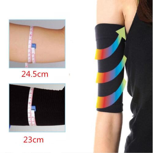 1 Pair Women Slimming Arm Sleeves Weight Loss Calorie Off Burning Fat Cellulite Buster Burner Thin Arm Wrist Shaper Wrap Belt