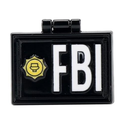 Simpson Milhouse FBI Pins Kirk Van Houten Brooch значки Shirt Bag Lapel Badge 1pc Wholesale Cartoon Enamel Pin Jewelry Gift