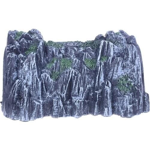 1PCS Plastic 1:87 Scale Model Toy Train Railway Cave Tunnels Sand Table Model Toy