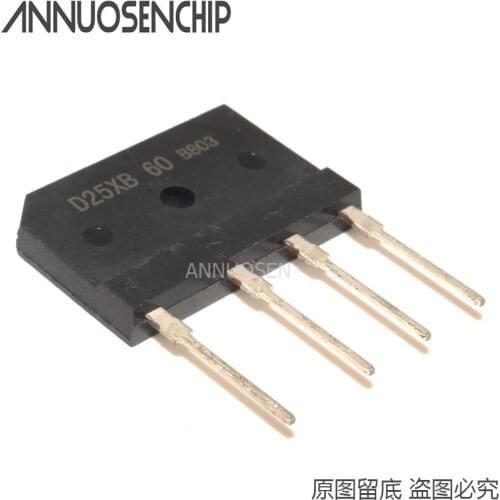 10pcs D25XB60 D20XB60 D20SB60 D20XB80 D20SB80 DIP-4 25A 600V/800V