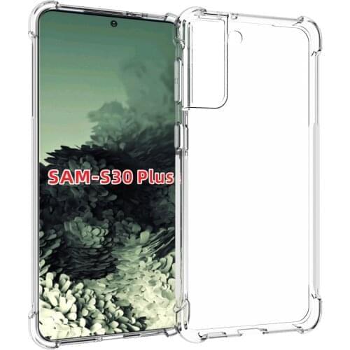 100Pcs/Lot,Transparent Clear Anti-Scratch Shockproof Durable Flexible TPU Case Cover for Samsung Galaxy S21/S21 Plus/S21 Ultra