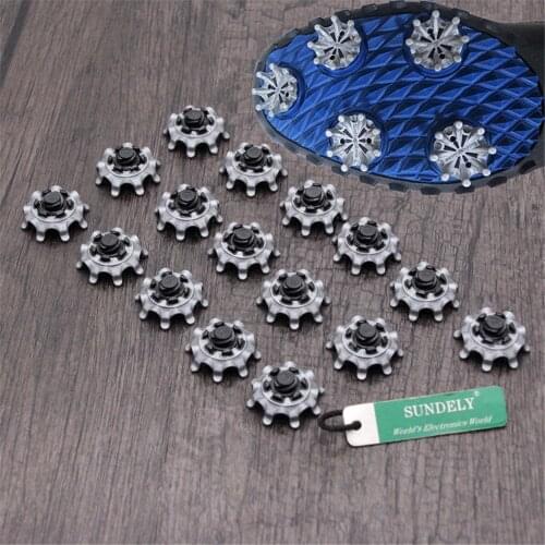 14pcs Golf Shoes Pins 1/4 Turn Fast Twist Shoe Spikes Replacement Golf Training Aids Training Shoes Golf Sneaker Accessories