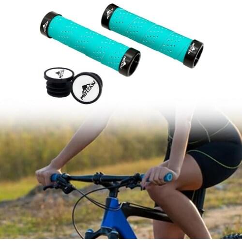 2Pcs Bilateral Locking Through-hole Handlebar Cover for MTB