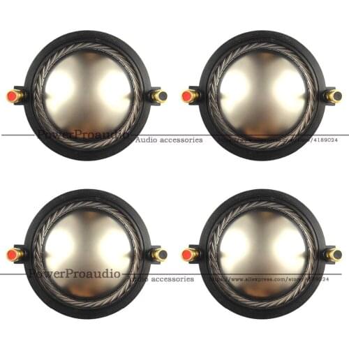 4pcs /lot Replacement diaphragm for 74.46 mm Diaphragm for B&C DE800 aluminium voice coil titanium diaphragm 8ohm or 16 ohm