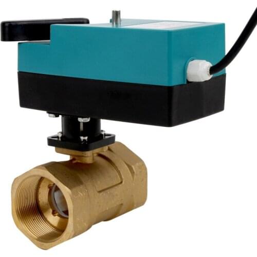 AC220V DN20-65 Central air conditioning electric ball valve regulating valve 2-way control valve electric solenoid valve