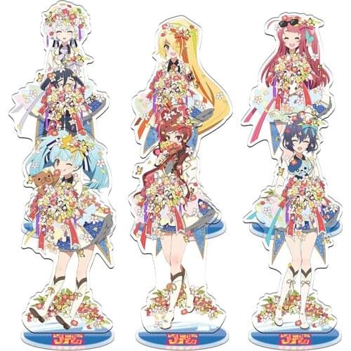 Anime ZOMBIE LAND SAGA Tatsumi Kotarou Minamoto Sakura Acrylic Stand Figure Model Plate Display Desk Decor Collection Xmas Gift