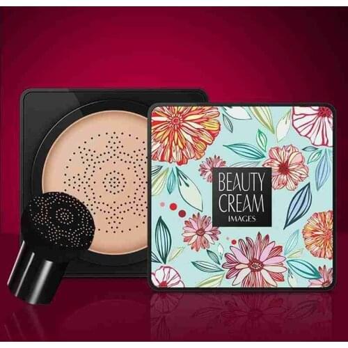 Mushroom Head BB Air Cushion Foundation CC Cream Concealer Whitening Makeup Cosmetic Waterproof Brighten Face Base Tone Cream