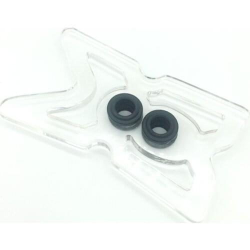 Free shipping transparent Billiard Pool cue rest head durable acylic multi-functional cue bridge frame Billiard accessories