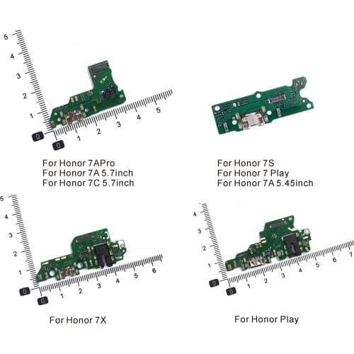 USB Charging Dock Port Socket Jack Connector Charge Board Flex Cable For Huawei Honor 7S 7Play 7A 5.45inch Pro 7C 7X Play 5.7