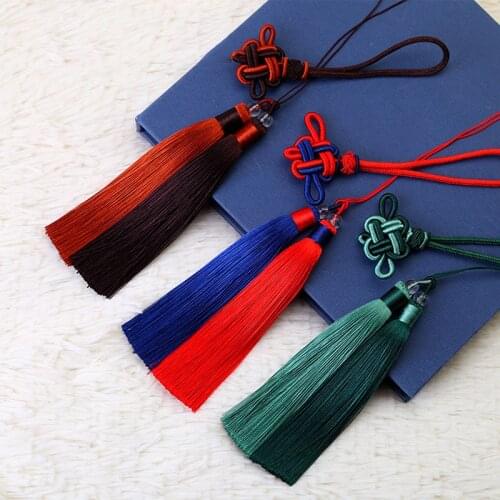 Two Color Hanging rope Silk Tassels DIY Curtain Clothes Bag Craft Supplies Classical Style Tassel Pendant Decorative tassel