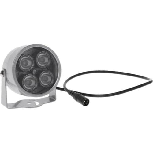 CCTV CCD 4 LED Array IR Infrared Vision Night Lights Waterproof IP Camera Lamp