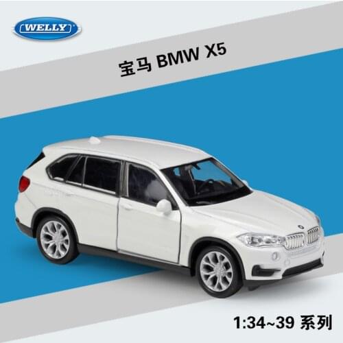 Welly 1:36 BMW X5 SUV alloy car model pull-back vehicle Collect gifts Non-remote control type transport toy