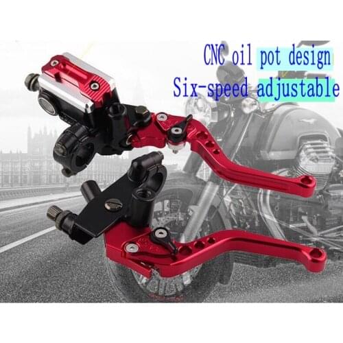 1 pair 7/8" (22mm) modified brake pump lever motorcycle brake clutch master cylinder hydraulic rod off-road vehicle accessories