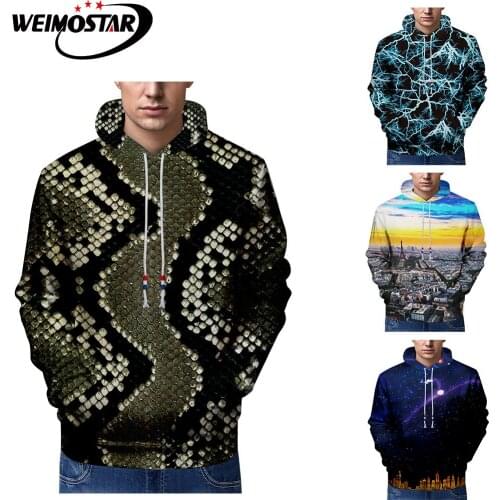 Mens Sweatshirt Sports Hoodie Autumn Fun Hoodie Top Skateboarding 3D Printing Hoodie Warm Coat Street Dance Cool Loose
