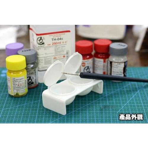 Model painting color special Sealed with lid Storage paint palette Double grid