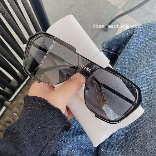 Youpin GYNE One-piece Big Frame Sunglasses for Men and Women, Big Face Is Thinner, Glasses, Driving Sunglasses, Fashion Trend