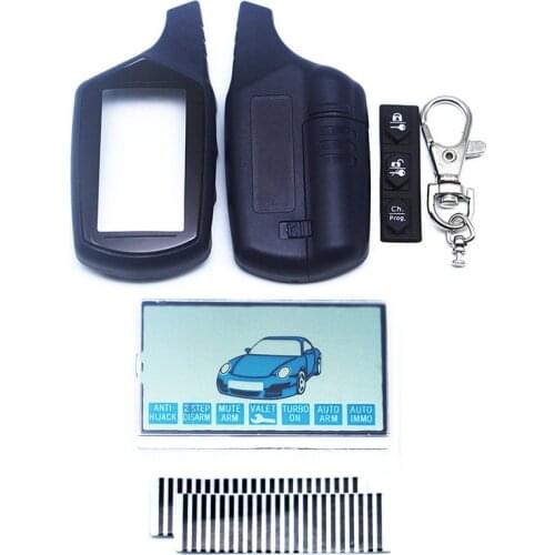 Russia B6 Lcd Display + B6 Keychain body case Cover Flexible Cable For Starline B6 LCD Remote Control Key Chain Zebra Stripes