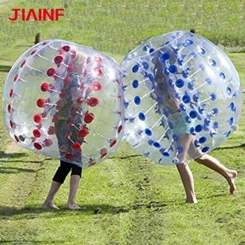 1M Thickened Pvc Inflatable Toys Zorb Soccer Bubble Ball Air Bumper Bubble Soccer Ball For Children Adult Outdoor Game Grassland