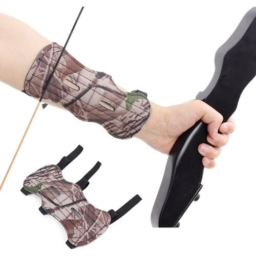 1PC Camouflage Arm Guards Bow Hunting Shooting Game Sports Protective Gear Bow And Arrow Accessories
