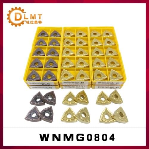 10pcs WNMG0804 CNC turning inserts WNMG080404 WNMG080408-VP15TF UE6020 US735 For CNC machining center