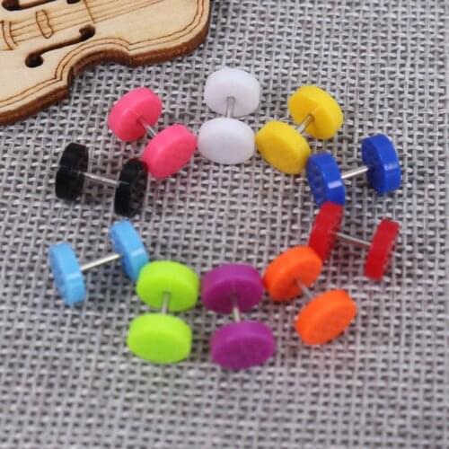20PCS 2020 New Arrival Fashion Ear Plug Tunnel Body Jewelry Piercing Ear Gauges Expander Steampunk Fake Ear Plugs Stretchers