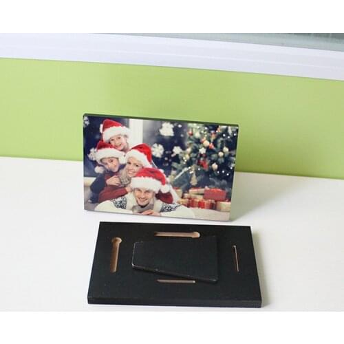 4pcs/lot Free shipping Sublimation Blanks MDF Photo Plate 150*100*9mm Tag DIY Gift Printing Sublimation Ink Transfer Print 6inch