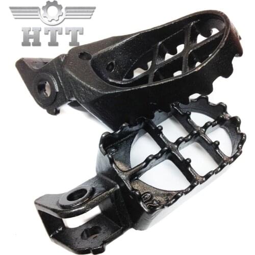 Aftermarket free shipping motorcycle parts Motocross MX Dirt Bike Foot Pegs For Honda 1988-1994 CR125R CR500R CR250R GRAY