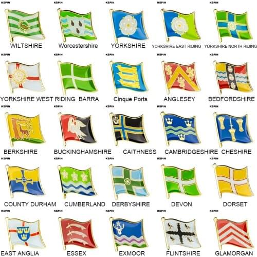 United Kingdom Brooch National Flag Lapel Pin Country Flag Badge Flag Brooch International Travel Pins Collections